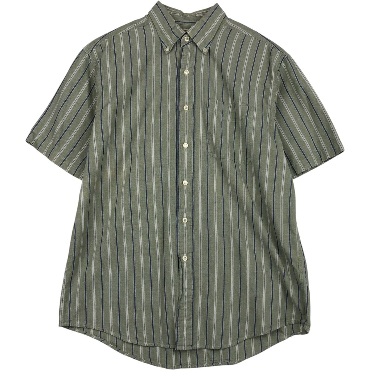 メンズ 古着 90~00年代 エルエルビーン L.L.Bean 半袖 ボタンダウン 