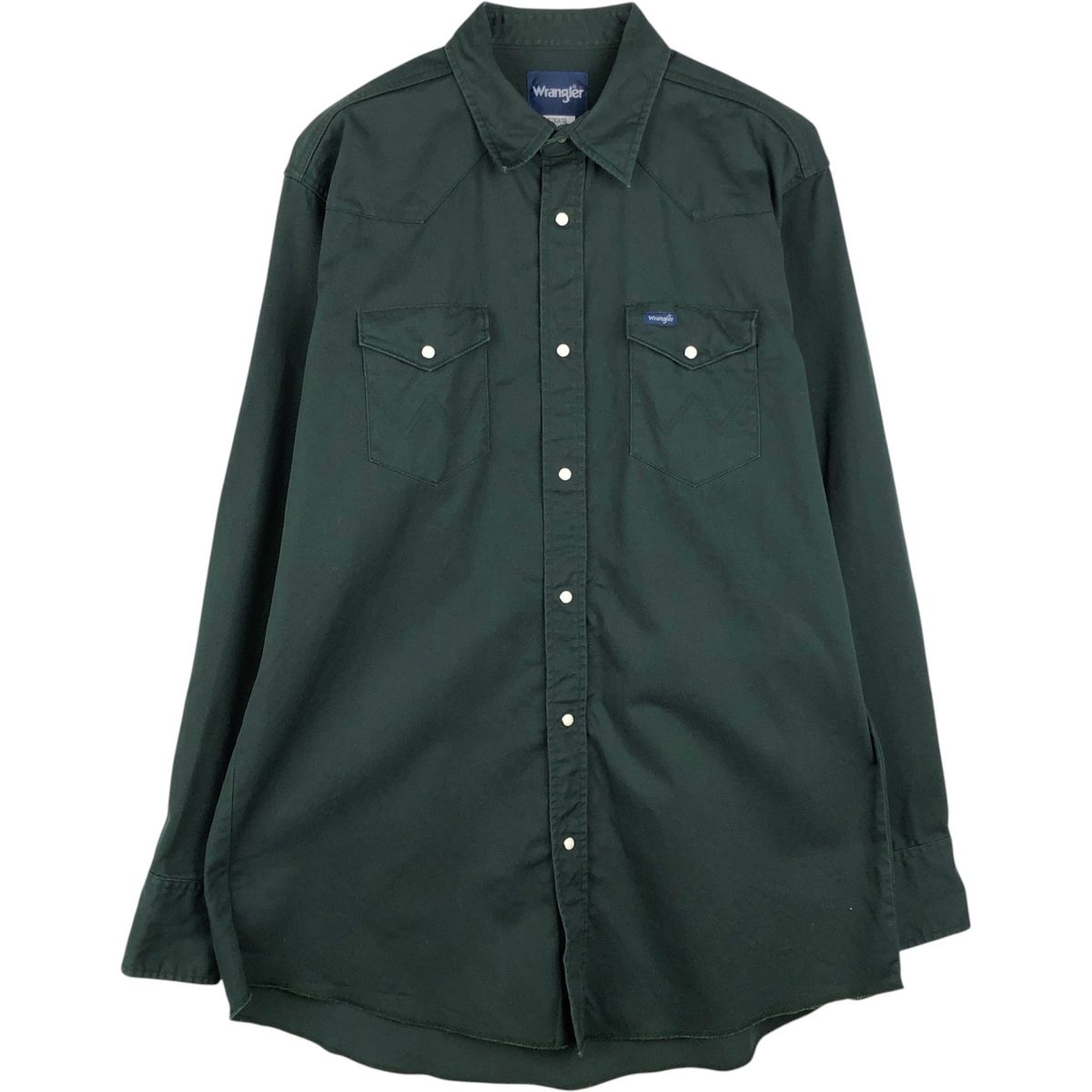 古着 ラングラー Wrangler 長袖 ウエスタンシャツ メンズXL相当/eaa647684