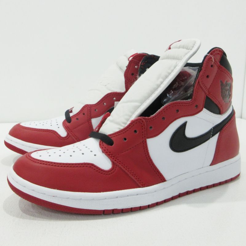 【三重本店】 中古 NIKE | ナイキ スニーカー Air Jordan 1 Retro High CHICAGO エアジョーダン 1 レトロ ハイ オリジナル シカゴ 555088-101 レッド サイズ：28.5cm 【126】