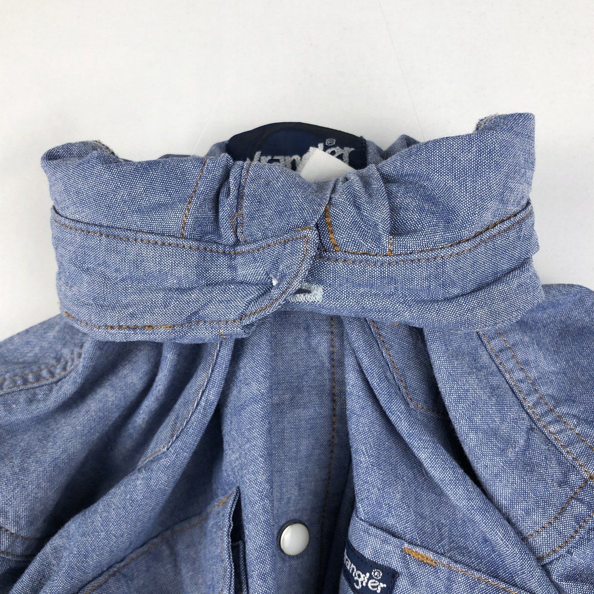 古着 ラングラー Wrangler 長袖 デニムウエスタンシャツ メンズM相当/eaa647682