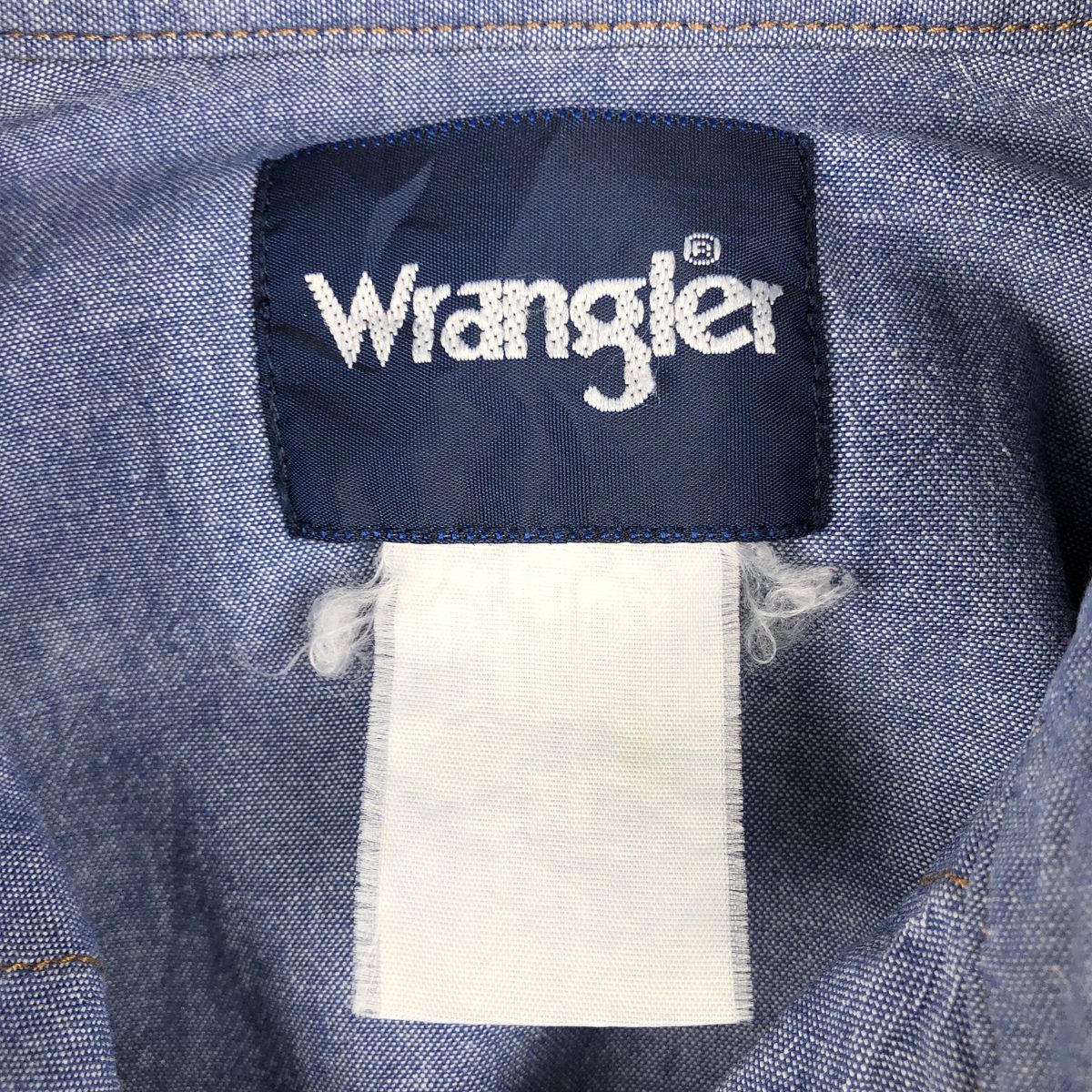 古着 ラングラー Wrangler 長袖 デニムウエスタンシャツ メンズM相当/eaa647682