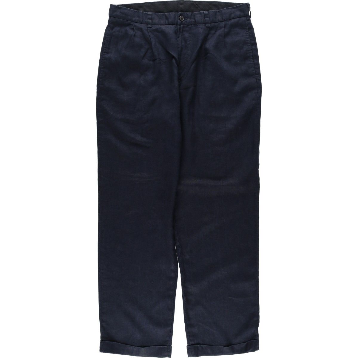 古着 ブルックスブラザーズ Brooks Brothers 346 ツータック リネンパンツ スラックス メンズw34相当/eaa644454