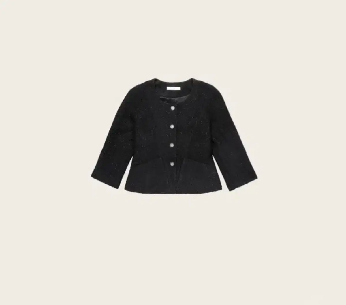 Le Plein トゥインクル ツイード ジャケット ブラック M 出品