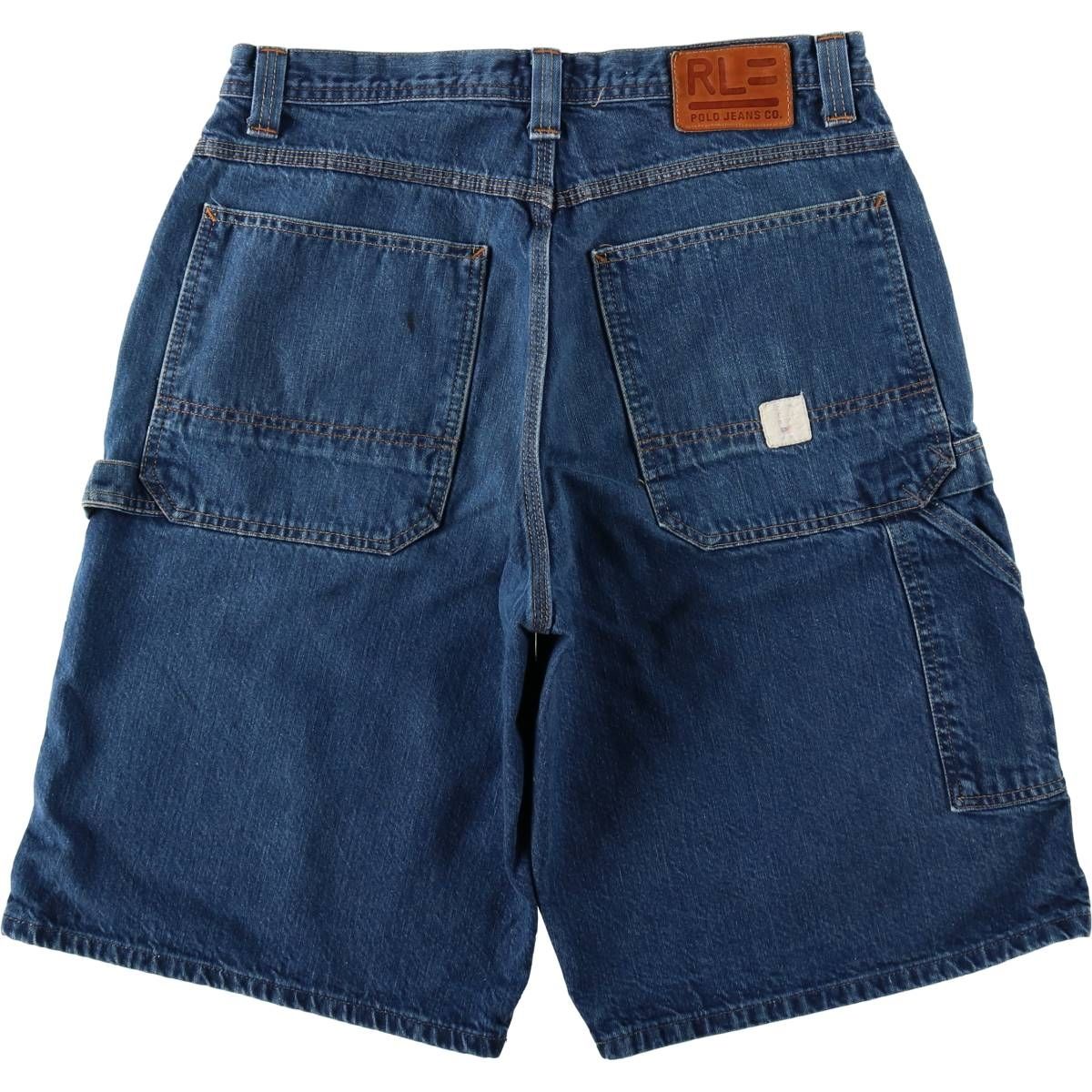 古着 ラルフローレン Ralph Lauren POLO JEANS COMPANY デニムペインタージョーツ ハーフパンツ/eaa647943