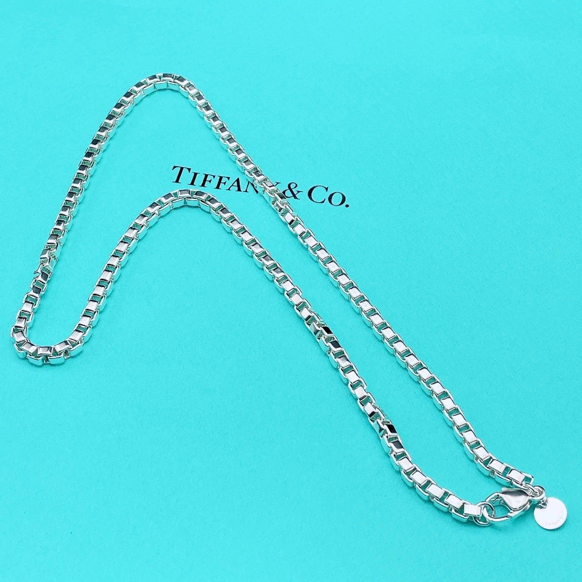 ◇ティファニー◇新品仕上済 Tiffany&Co. ベネチアン ネックレス ペンダント 925 シルバー 35.16g ブランド