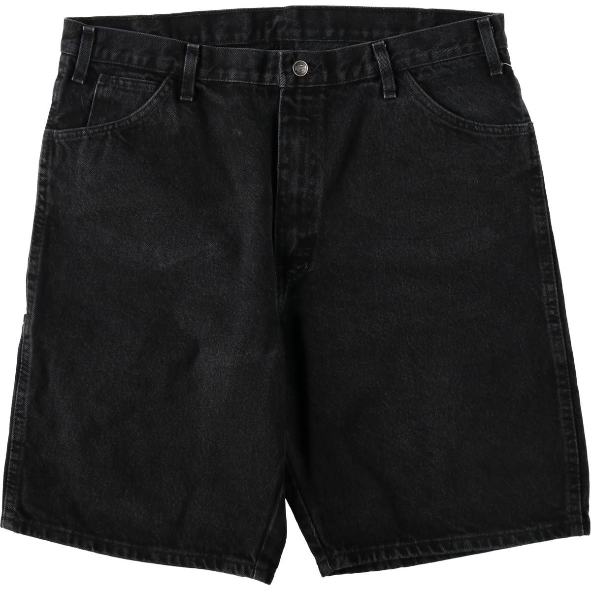 古着 ディッキーズ Dickies ブラックデニムショーツ ショートパンツ メンズw38相当/eaa647975