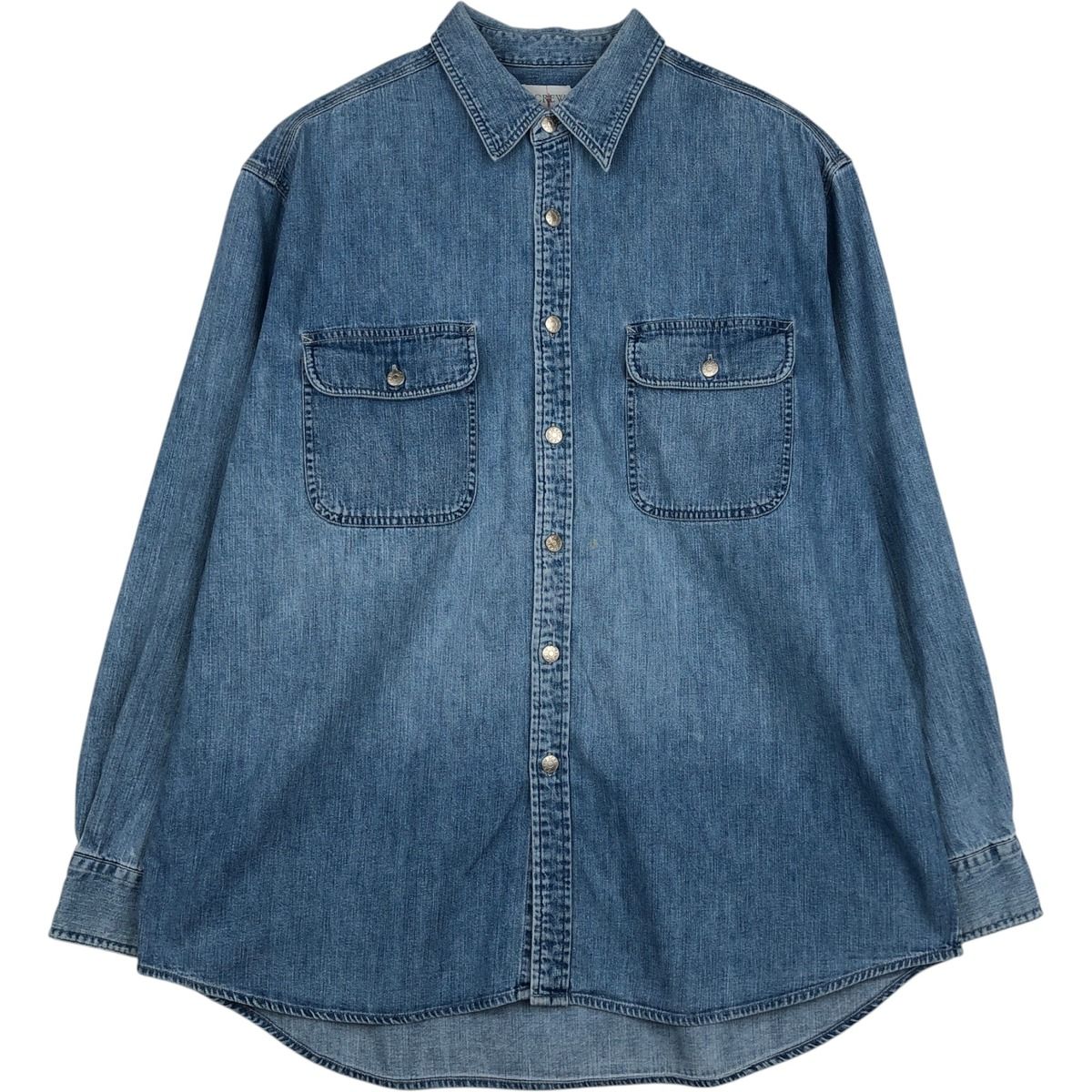 古着 90年代 ジェイクルー J.Crew 長袖 デニムシャツ メンズL相当 ヴィンテージ/eaa646675