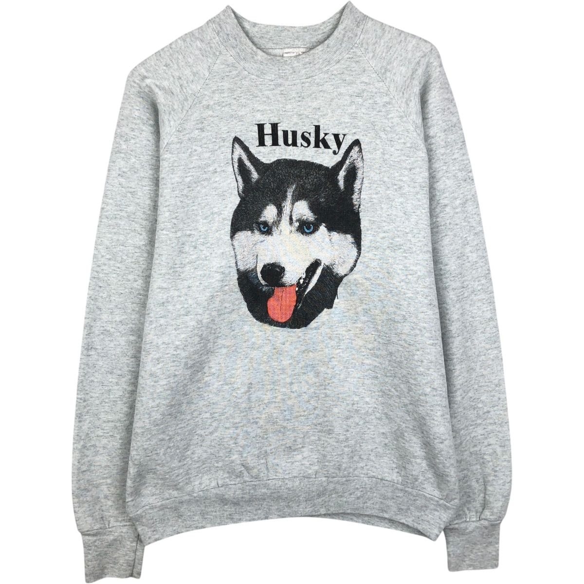 古着 90年代 フルーツオブザルーム FRUIT OF THE LOOM SIBERIAN HUSKY シベリアンハスキー 犬柄 アニマル スウェットシャツ/eaa647539