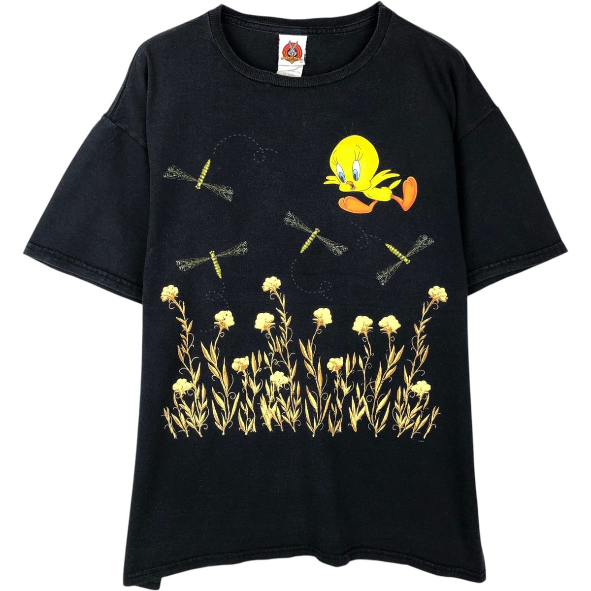 古着 90年代 LOONEY TUNES ルーニーテューンズ トゥイーティー キャラクタープリントTシャツ メンズL相当 ヴィンテージ/eaa619557