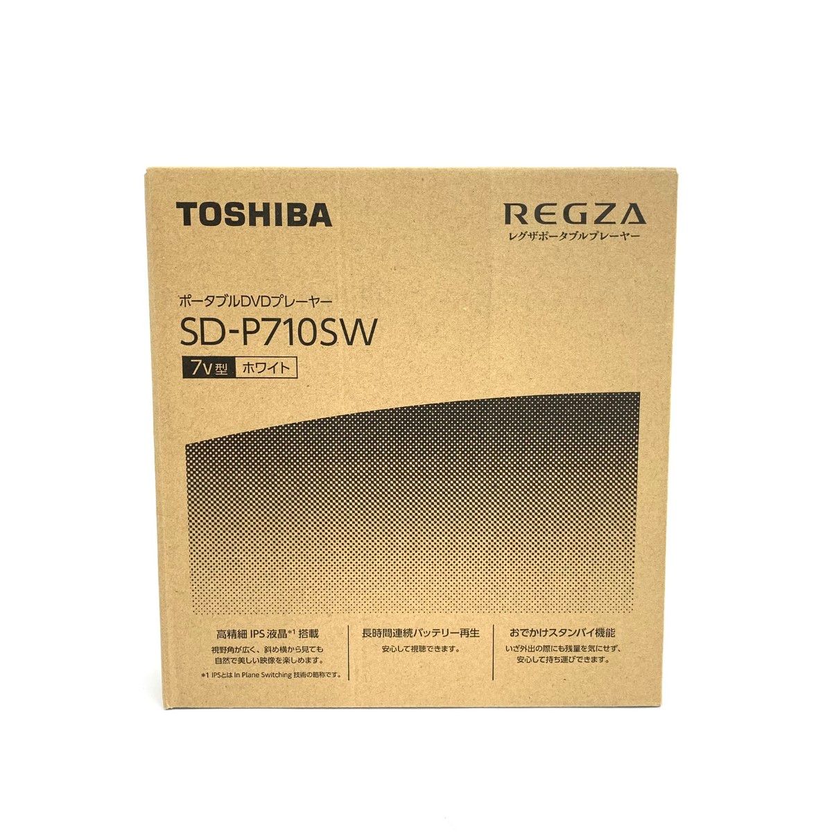 東芝 TOSHIBA ポータブルDVDプレーヤー SD-710SW ホワイト ユニセックス / 240001208842