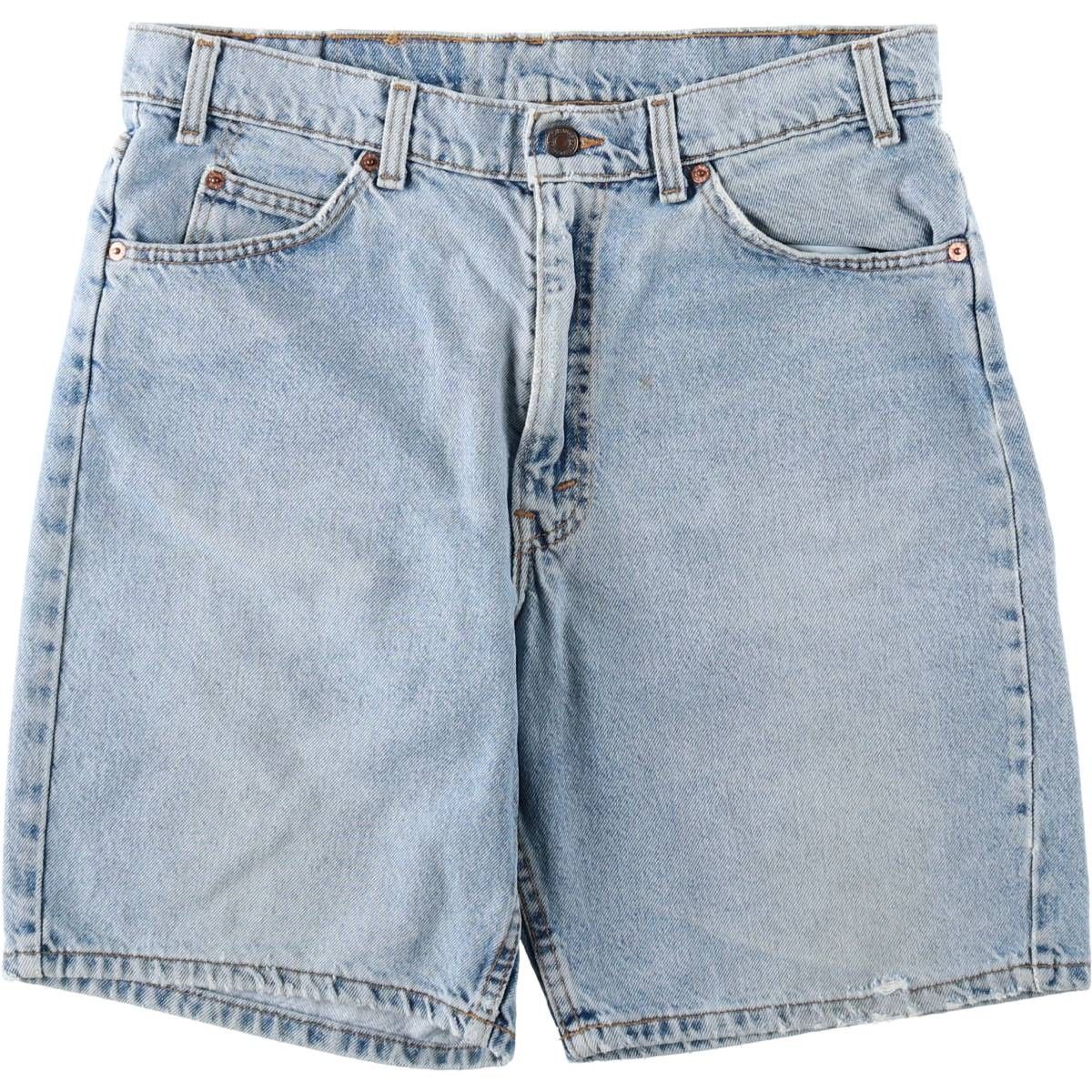 古着 90年代 リーバイス Levi's 550 RELAXED FIT オレンジタブ デニムショーツ ショートパンツ USA製 メンズw34相当/eaa647993
