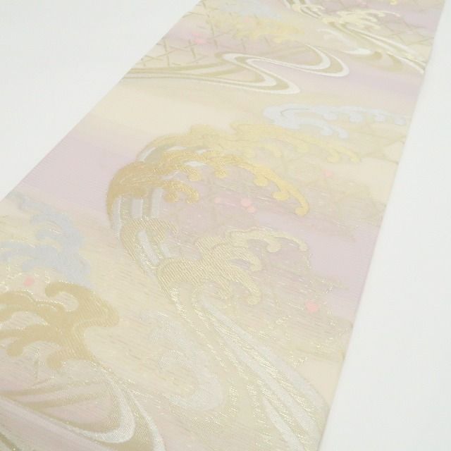 新品・夏袋帯】絽 夏着物 正絹 tomihisa“柔らかな気品に波の力強さを 