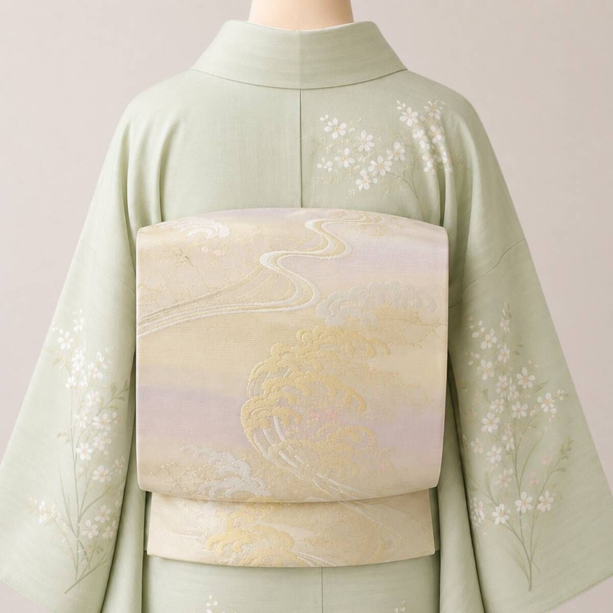 新品・夏袋帯】絽 夏着物 正絹 tomihisa“柔らかな気品に波の力強さを 