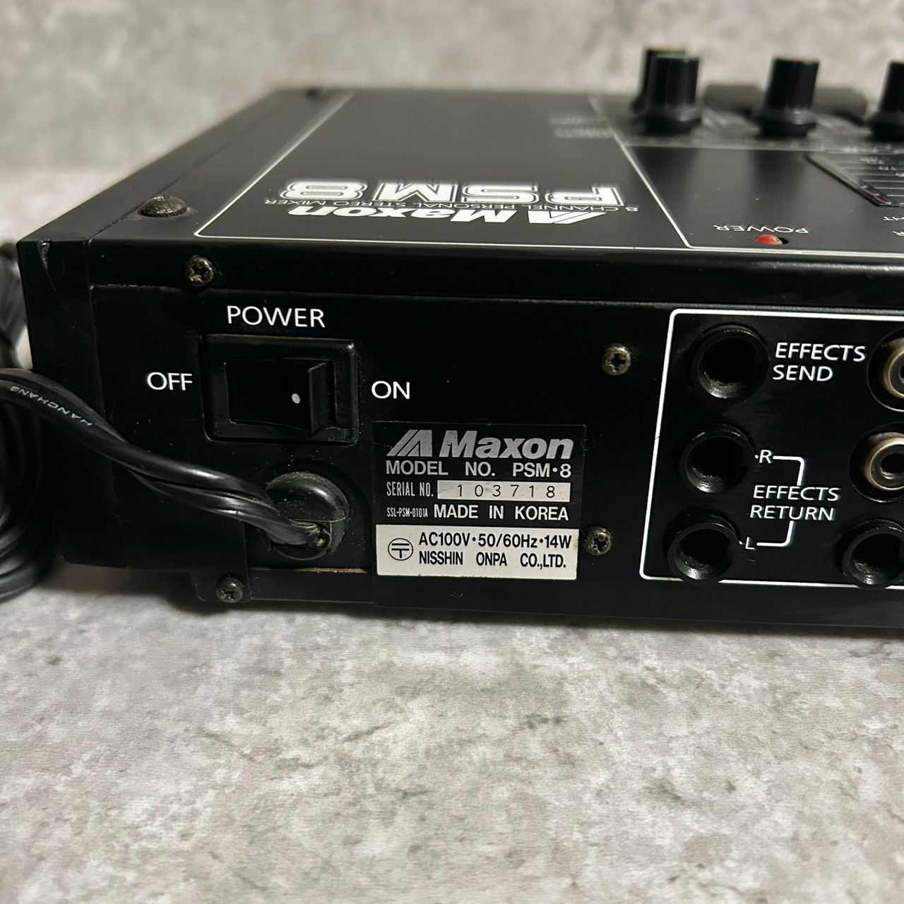 MAXON PSM8 8chアナログミキサー Maxon PSM8 パーソナルステレオミキサー - メルカリ