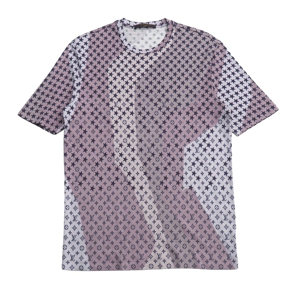■美品■LOUIS VUITTON ルイ・ヴィトン モノグラムスター 半袖Ｔシャツ サイズS イタリア製 ブランド古着【中古】20260612/RA9754