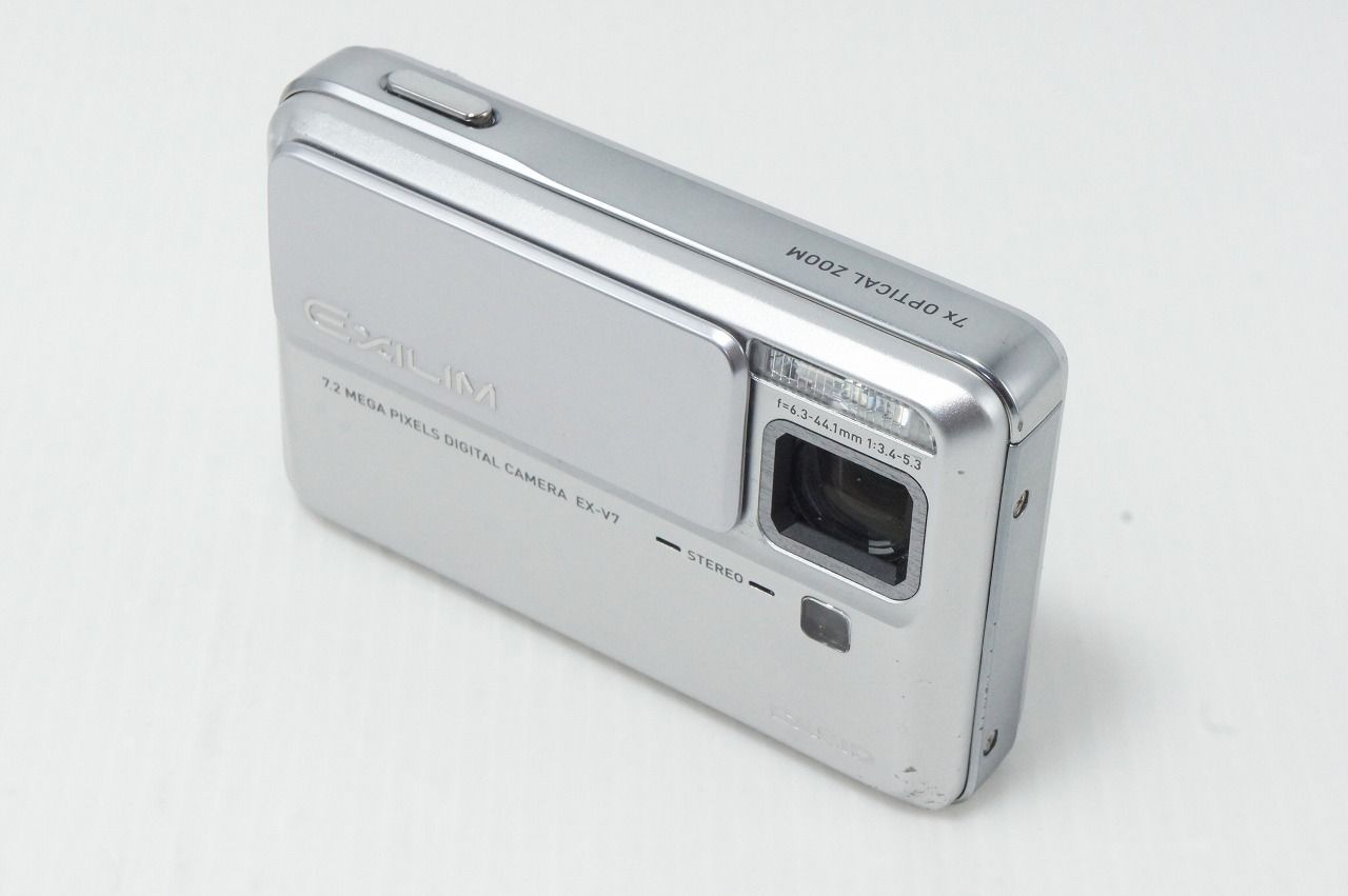 CASIO カシオ EXILIM EX-V7 コンパクトデジタルカメラ シルバー 