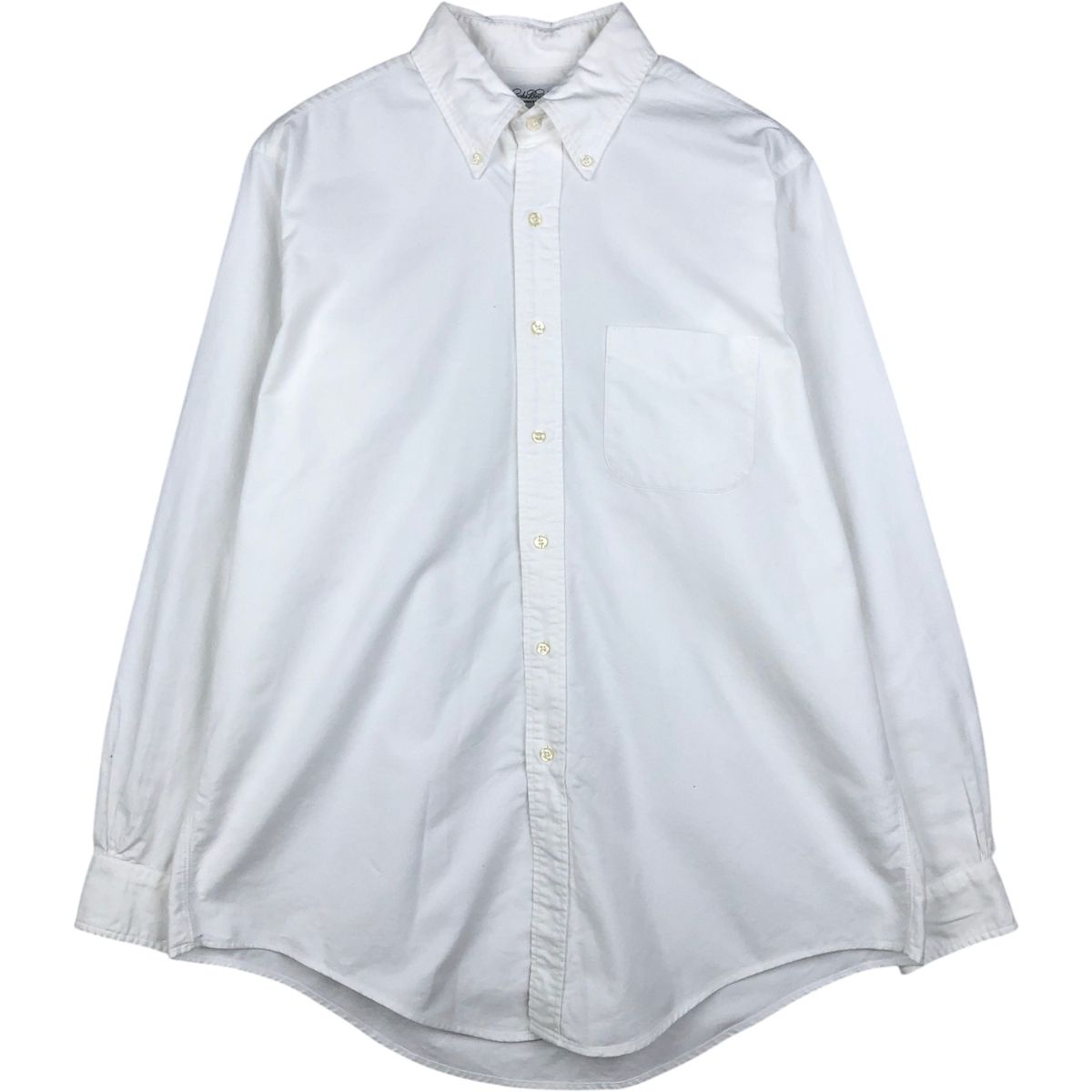 古着 ブルックスブラザーズ Brooks Brothers MAKERS 長袖 ボタンダウンシャツ USA製 メンズL相当/eaa642852