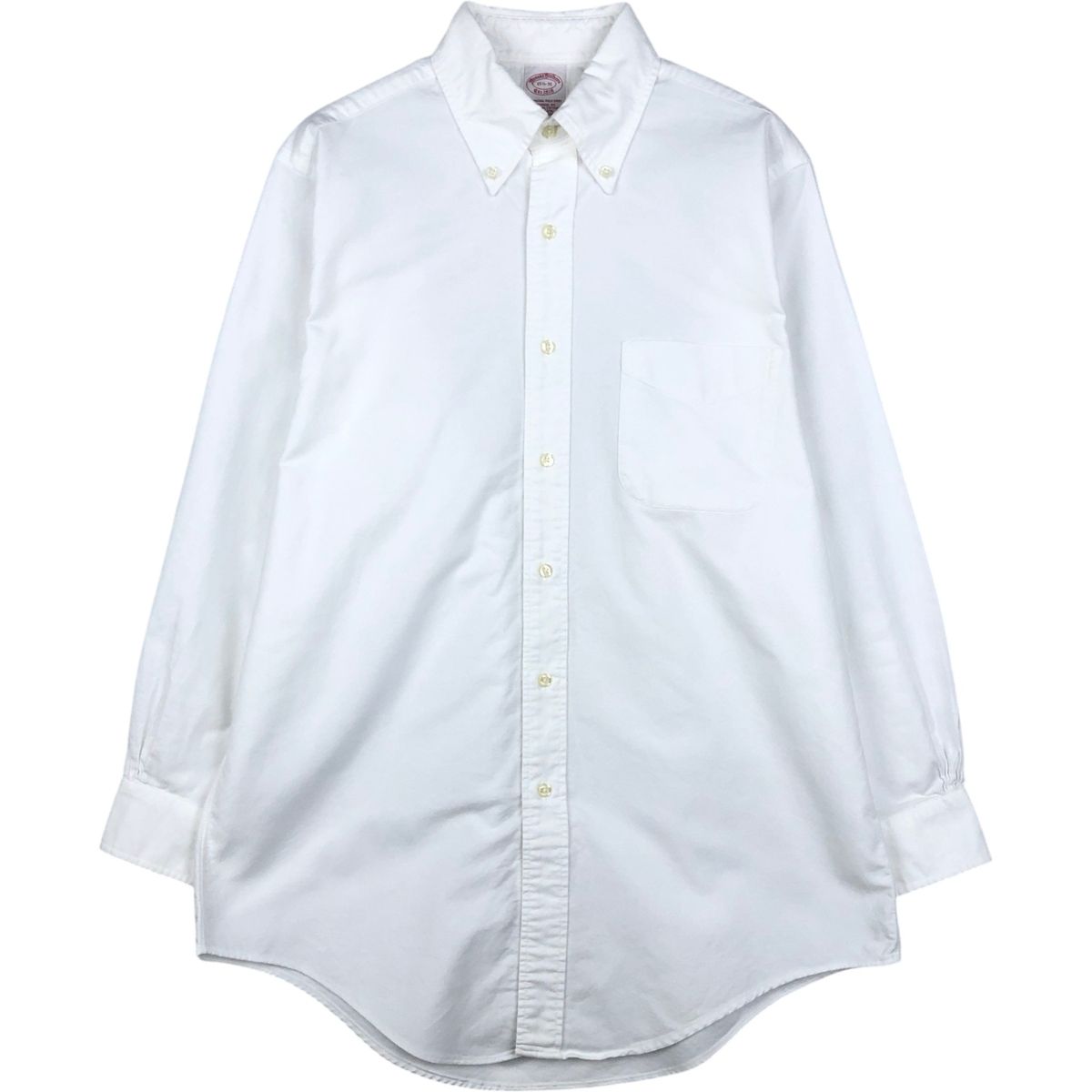 古着 ブルックスブラザーズ Brooks Brothers Est.1818 長袖 ボタンダウンシャツ USA製 メンズM相当/eaa642853
