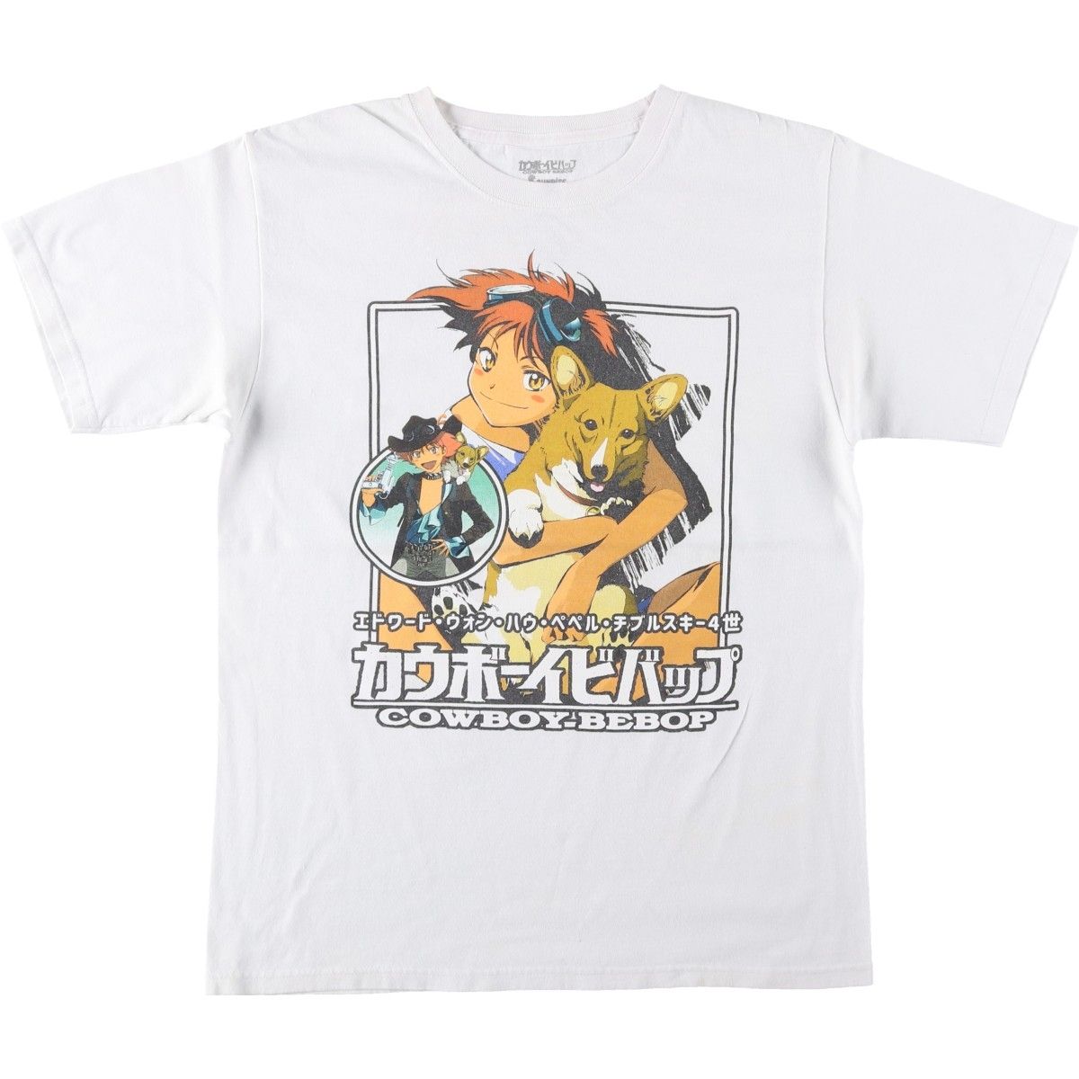 古着 COWBOY BEEBOP カウボーイビバップ アニメ キャラクタープリントTシャツ メンズM相当/eaa617391