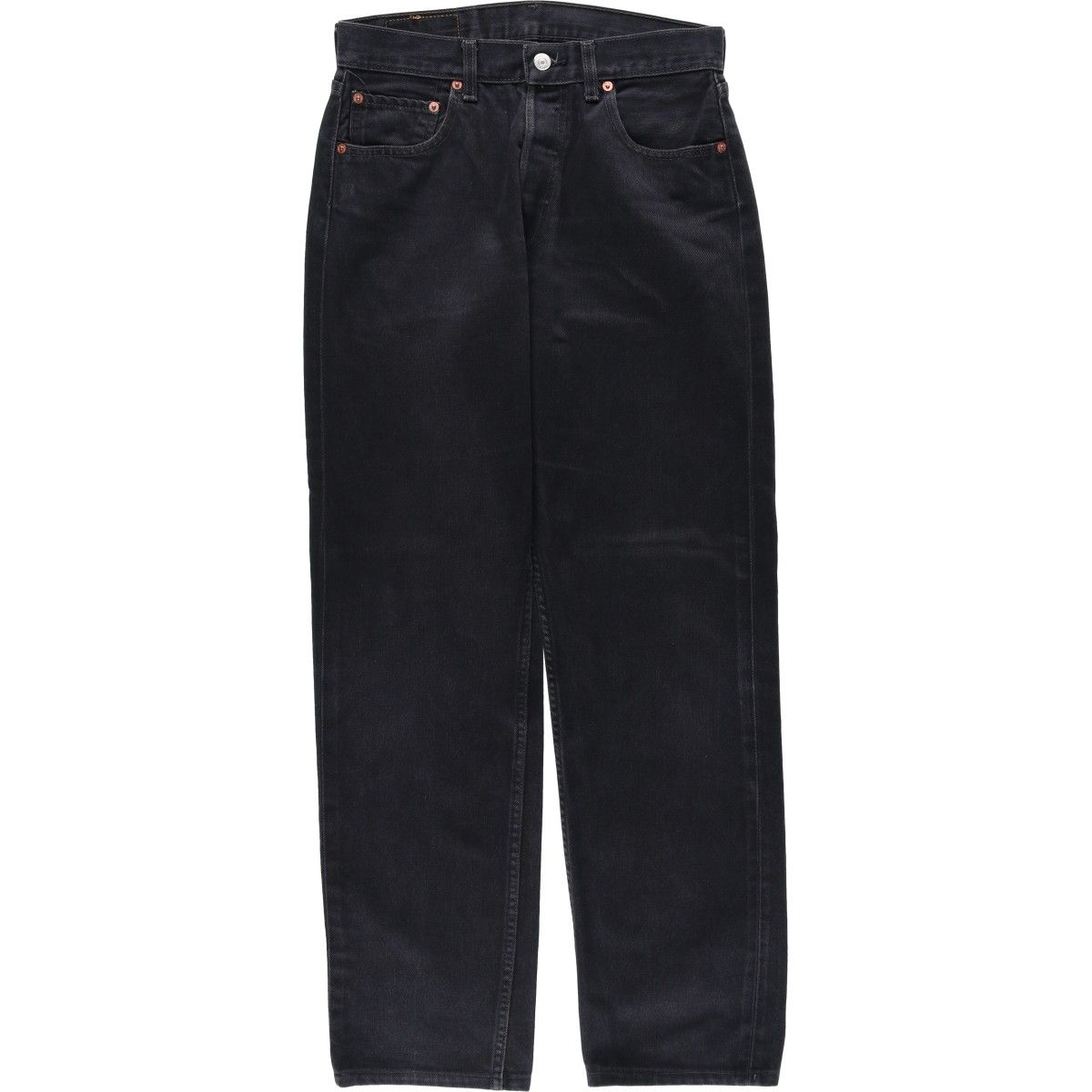 古着 90年代 リーバイス Levi's 517-0285 ユーロモデル ブラックデニム テーパードデニムパンツ レディースL(w30)相当/evb031392