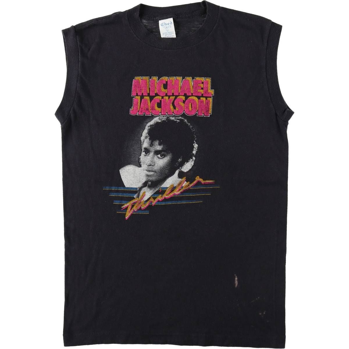 古着 80~90年代 アンビル Anvil MICHAEL JACKSON マイケルジャクソン タンクトップ USA製 レディースL相当 ヴィンテージ/eaa620360