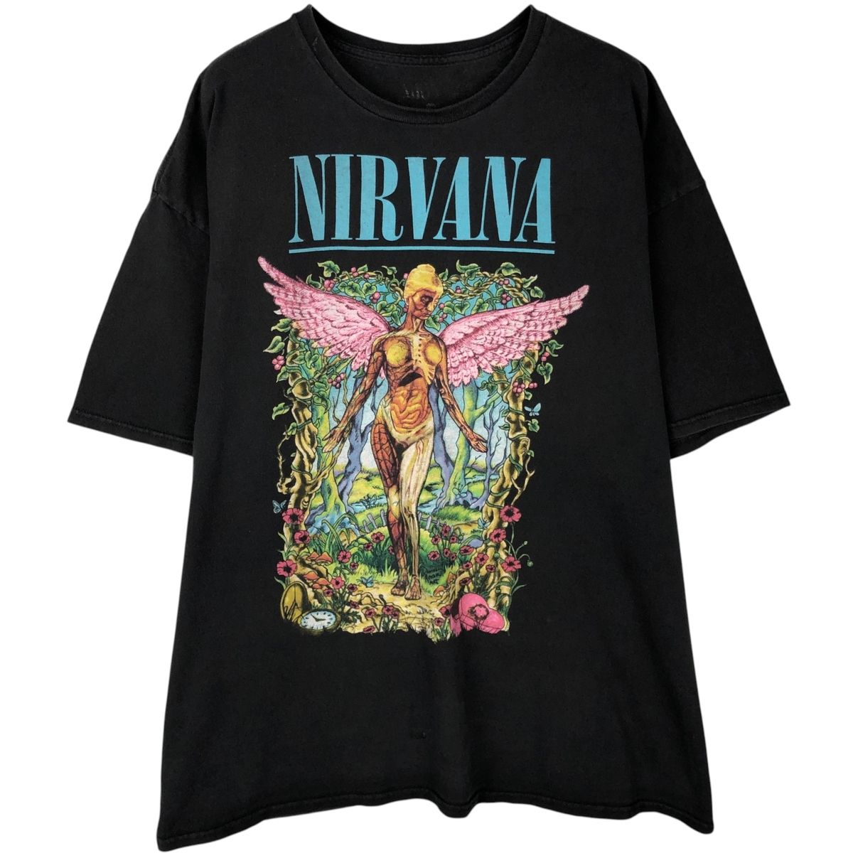 古着 NIRVANA ニルヴァーナ バンドTシャツ バンT メンズM相当/eaa647073