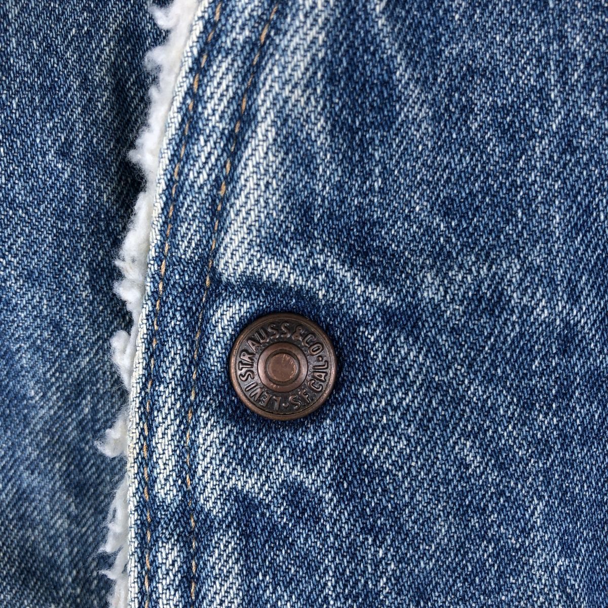 古着 70~80年代 リーバイス Levi's オレンジタブ デニムボアベスト USA