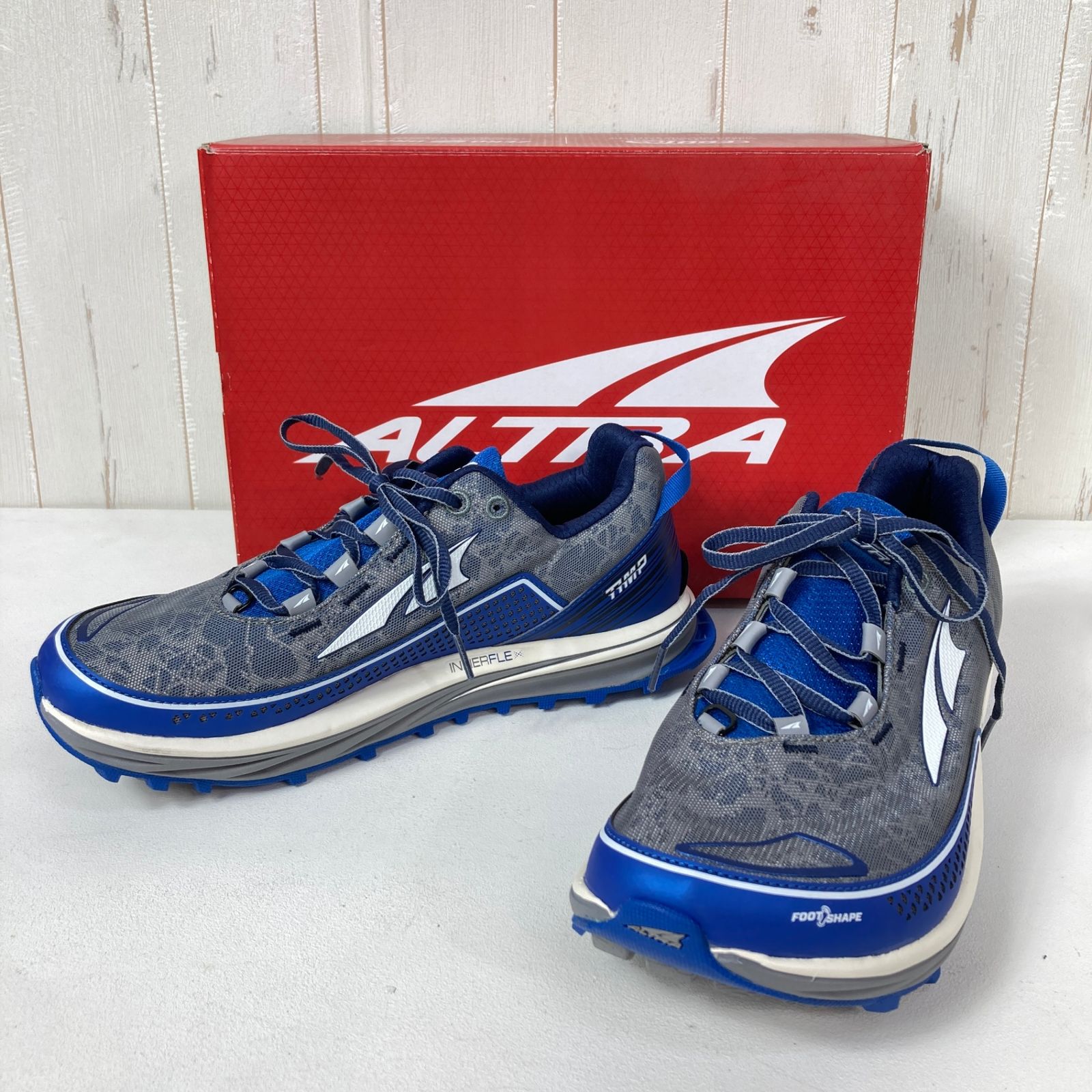 ?️Men's 27.5cm ブルー系 Altra ( アルトラ ) ティンプ トレイル TIMP TRAIL BlueCamo / Blue フットウェア トレイルランニングシューズ z00059092 BlueCamo / Blue トレイルラン