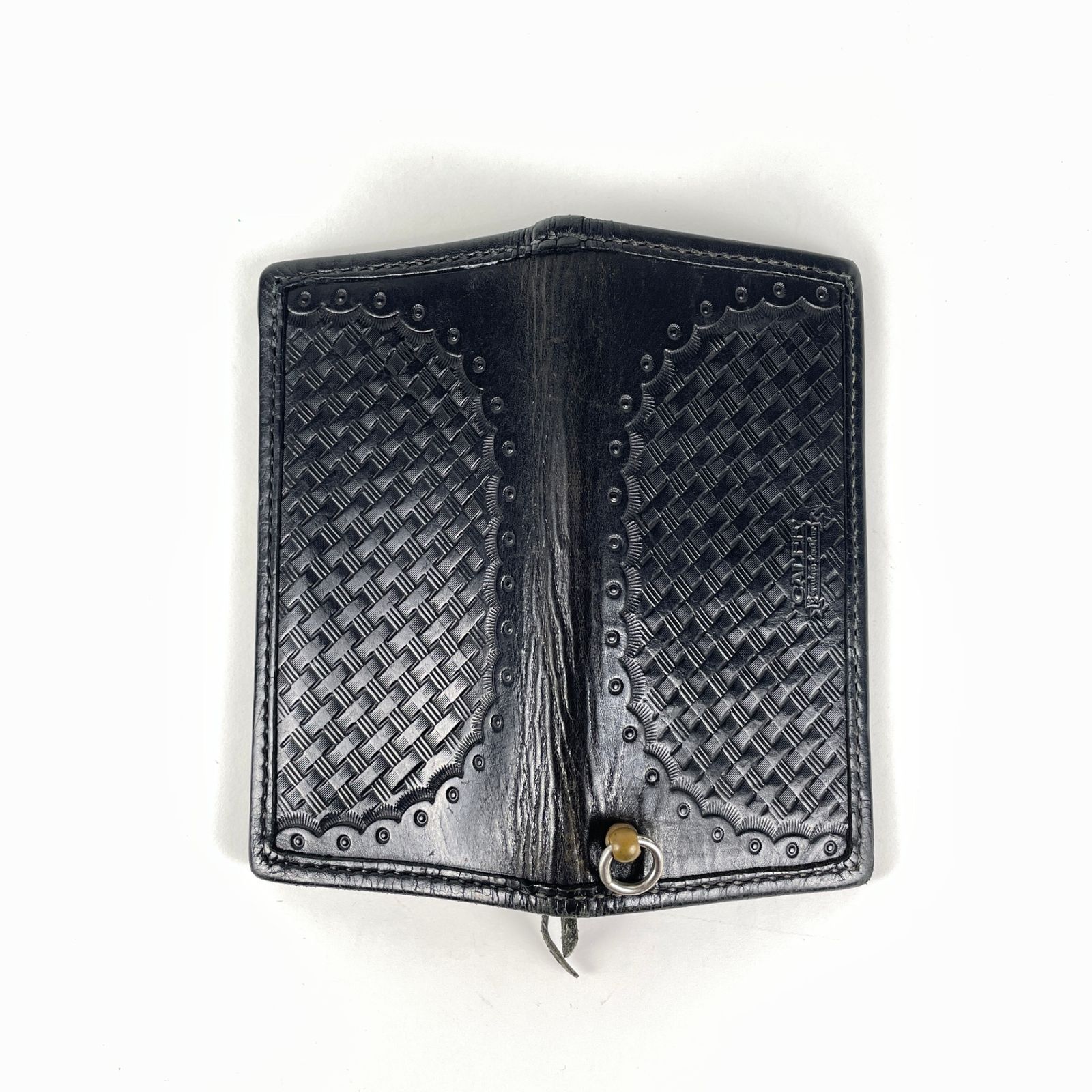 CALEE キャリー BASKET STAMP バスケットスタンプ レザー長財布 ロング
