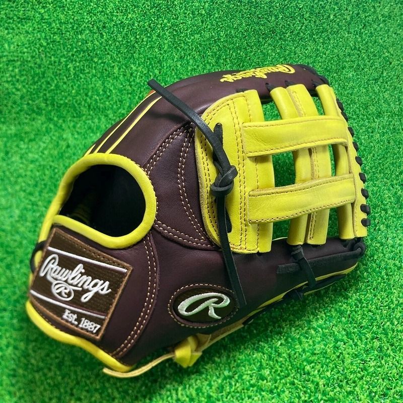 【新品未使用品】ローリングス 軟式 投手用 グラブ HOH MLB カラーシンク 右投 【カラー】 GR4HMA15W