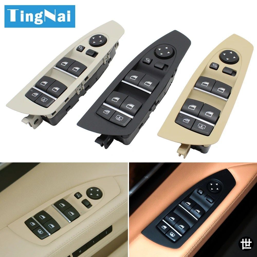 BMW 7シリーズ F01 F02 730LI 740LI 750LI 760LI用 左側電動パワーウィンドウスイッチ/ミラーボタン 61319241915