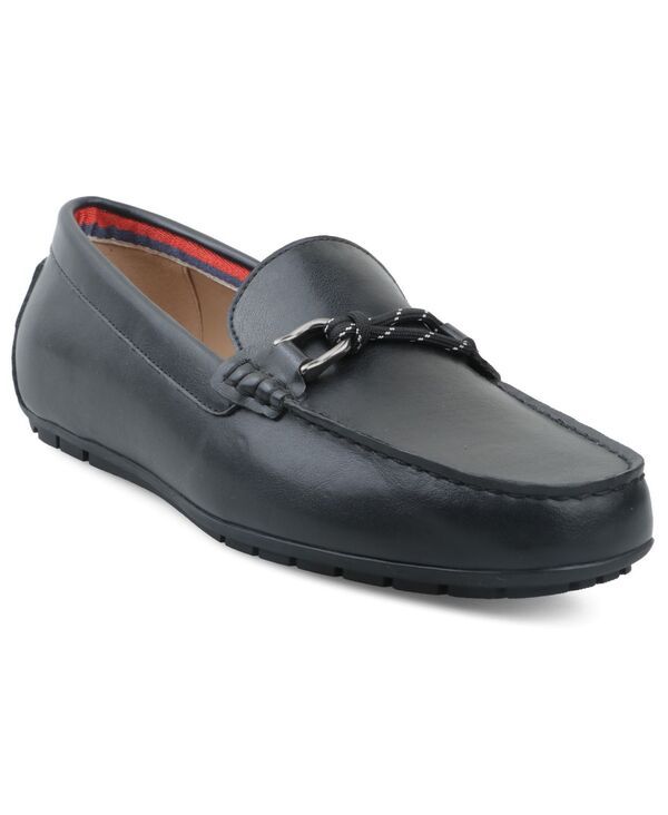 クラブルーム メンズ シューズ スリッポン・ローファー Club Roomens Nelsonn Driver SlipOn Loafers Black ブラック