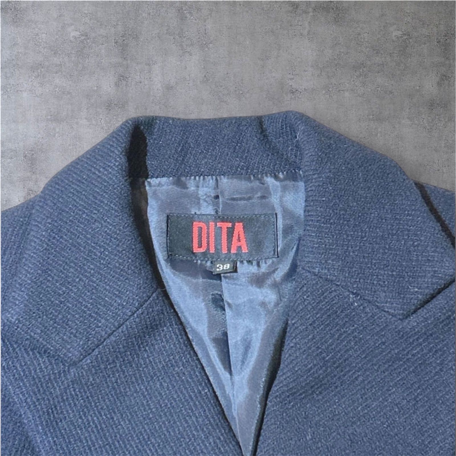 DITA ディーダ Pコート ジャケット ナポレオン風ジャケット ウール