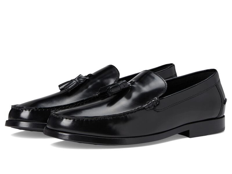ロックポート メンズ シューズ スリッポン・ローファー Rockport Whitlaw Black Leather ブラック