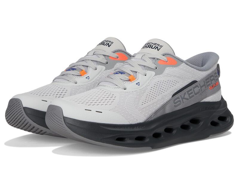スケッチャーズ メンズ シューズ スニーカー SKECHERS Hands Free Slipins Max CushioninglideStep Advert Sneaker GrayBlack ブ