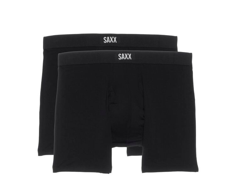 サックスアンダーウェアー メンズ ボクサーパンツ SAXX UNDERWEAR Vibe Xtra Super Soft Boxer Briefly 2Pack Black ブラック