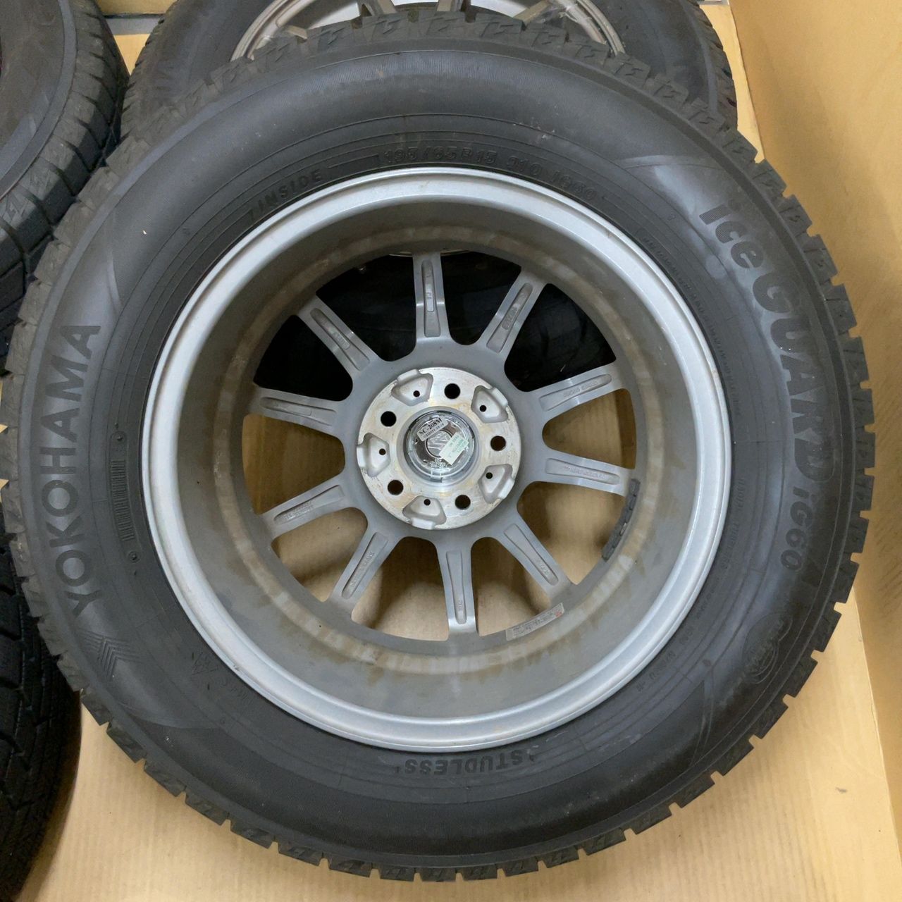 YOKOHAMA iceGUARD iG60 195/65R15 AZ SPORTS 15インチ ホイール 4本