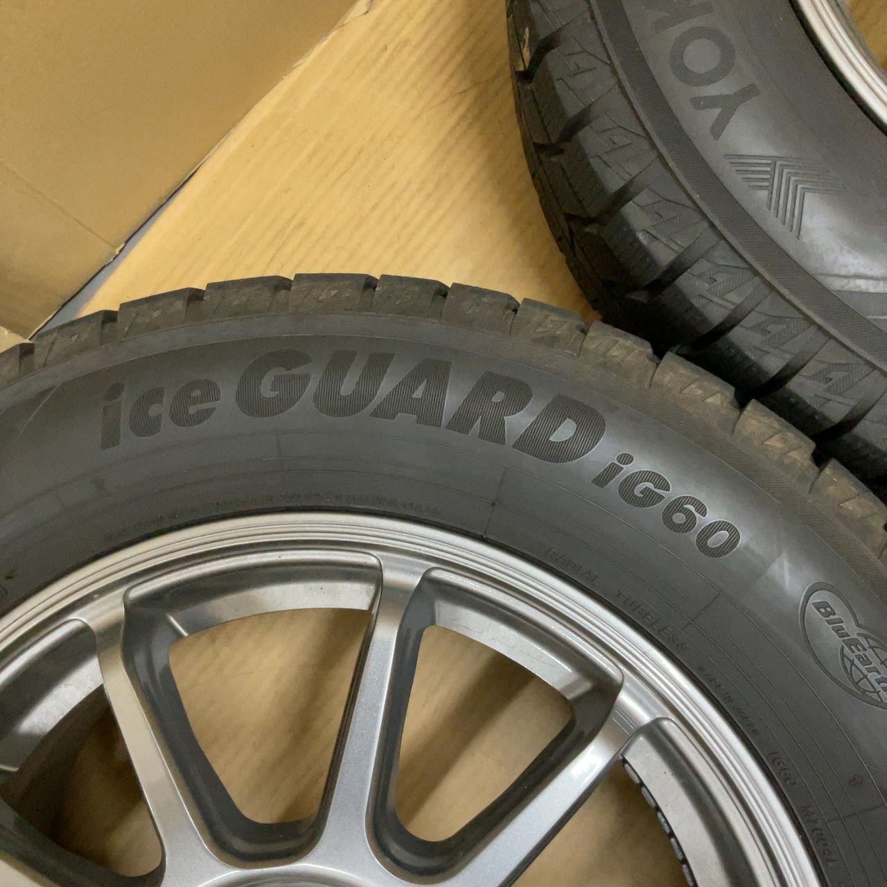 YOKOHAMA iceGUARD iG60 195/65R15 AZ SPORTS 15インチ ホイール 4本