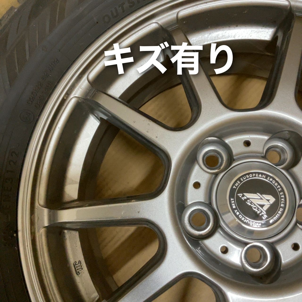 YOKOHAMA iceGUARD iG60 195/65R15 AZ SPORTS 15インチ ホイール 4本