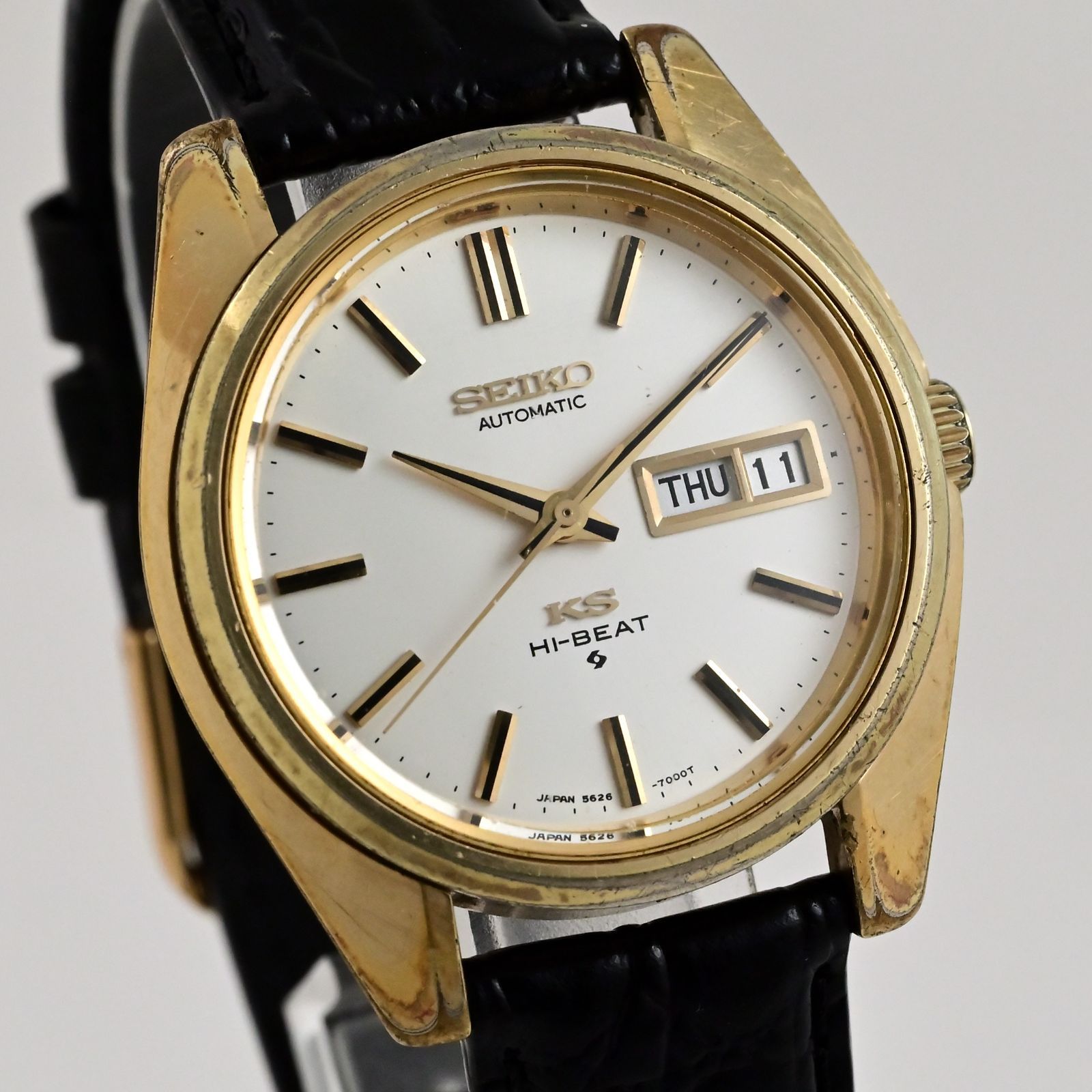 【SEIKO】 KING SEIKO hi-beat 56KS 1971年 automatic SGP 5626-7000 キングセイコー デイデイト 自動巻 保証あり OH済