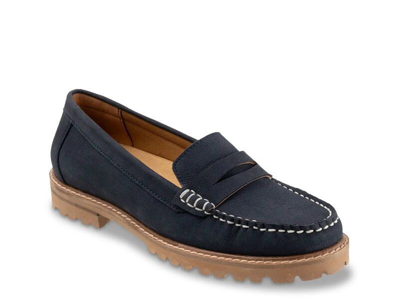 トロッターズ レディース シューズ スリッポン・ローファー Trotters Francey Loafer Navy ネイビー
