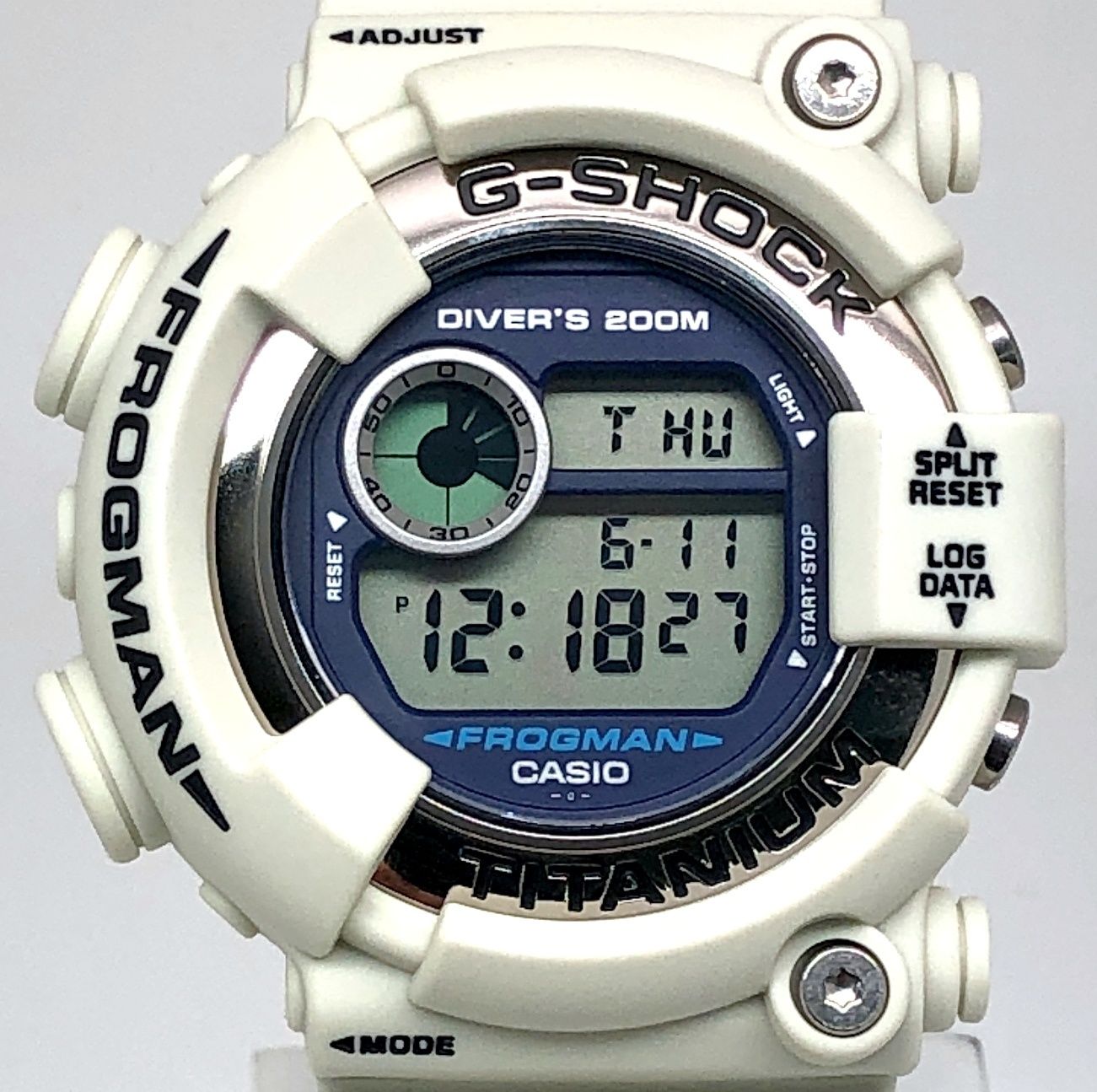 G-SHOCK ジーショック DW-8200LG-8 FROGMAN Men in White Gray