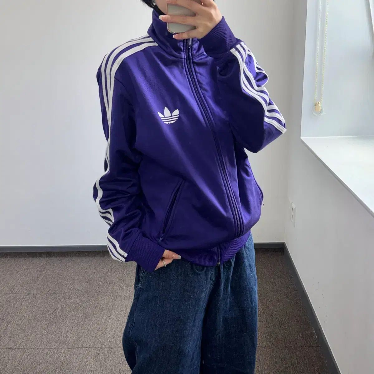 アディダス(adidas) 旧モデル パープル(PURPLE) ジャージ