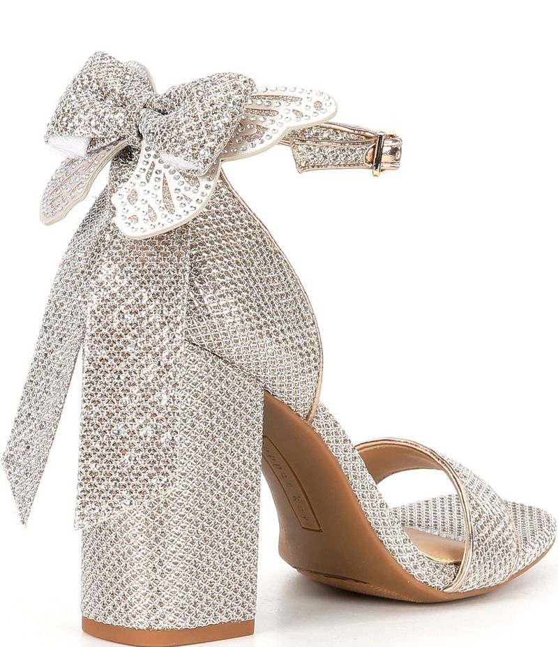 カッパーキー レディース シューズ サンダル Copper Key Jubilee Glitter Butterfly Bow Dress Sandals Rose Gold ゴールド