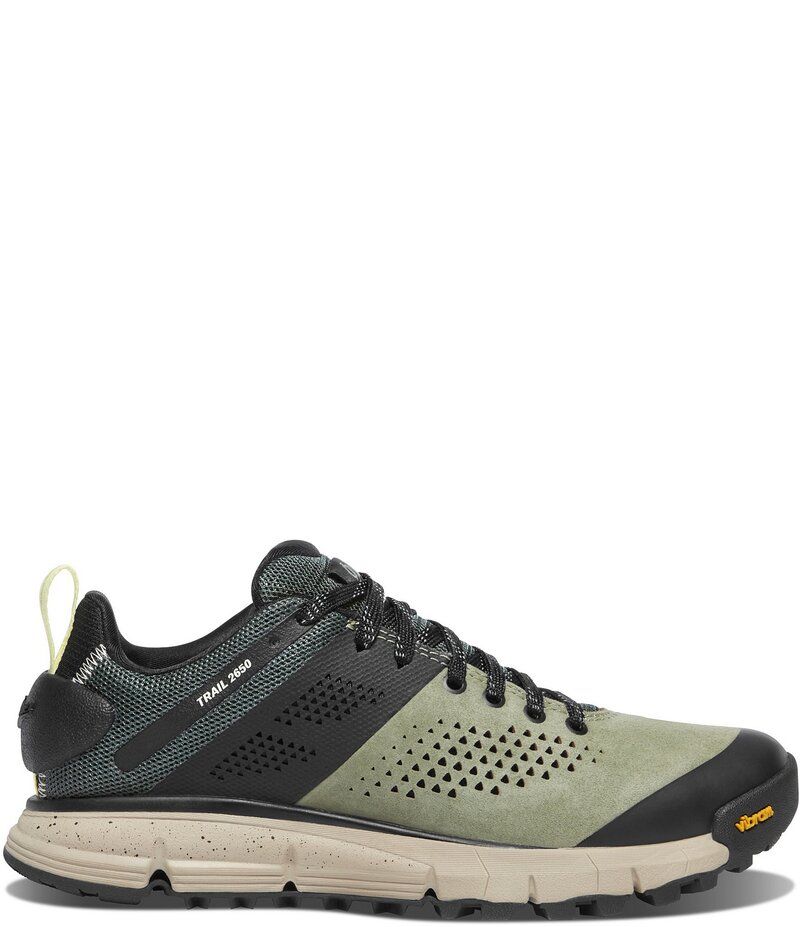 ダナー レディース シューズ スニーカー スエード レース Danner Trail 2650 LaceUp Suede Hiking Sneakers Oil GreenBlack ブラック