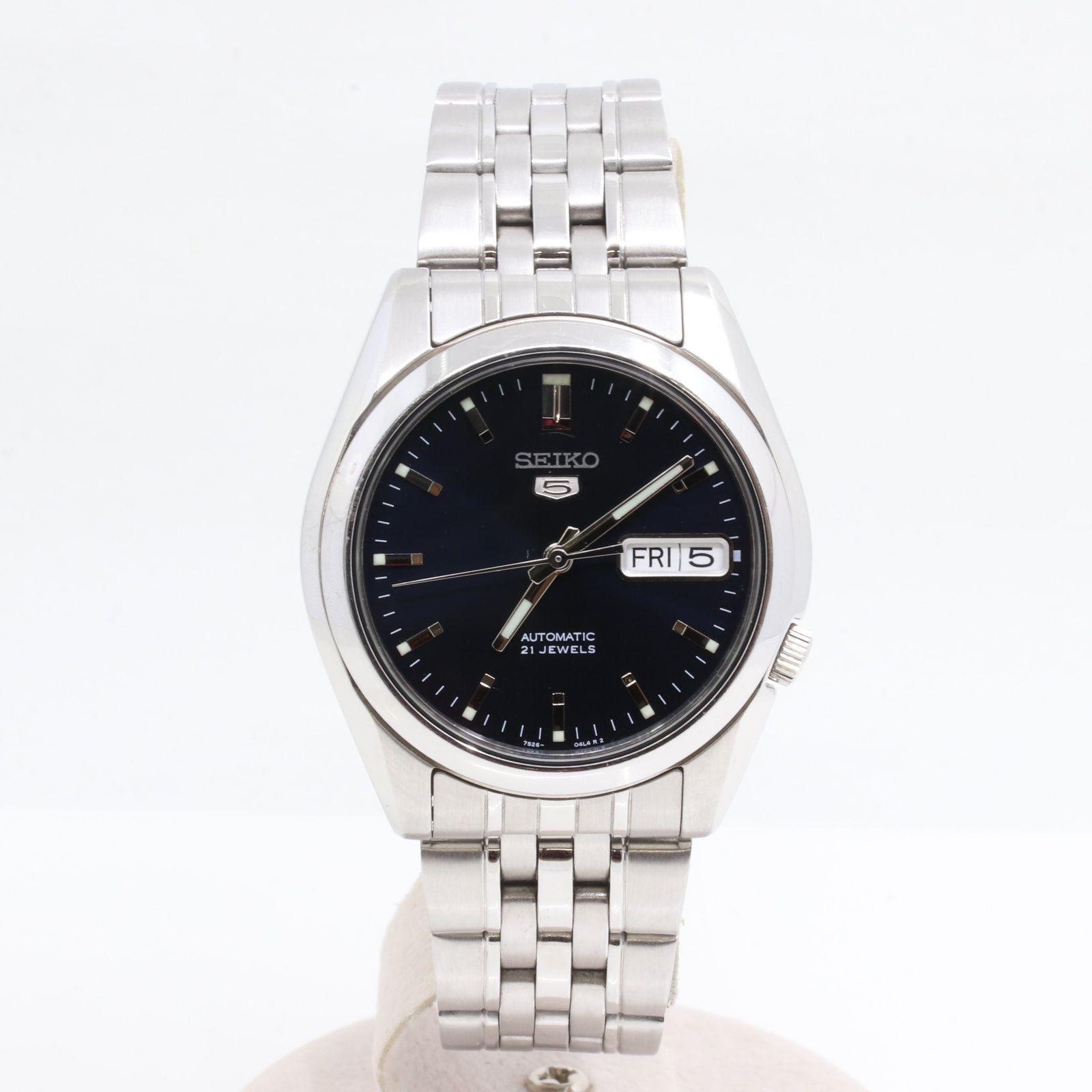 ITC8Q9JLI0C0 SEIKO5 セイコー5 デイデイト 7S26-01V0 SNK357K1 自動 
