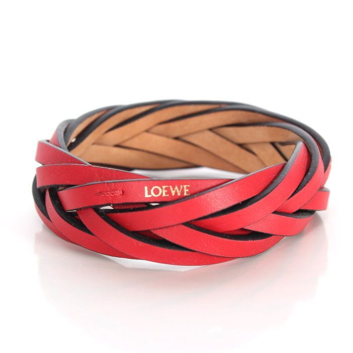 お値下げ!】 LOEWE ロエベ ブレイデッド バングル J242240X45 1100
