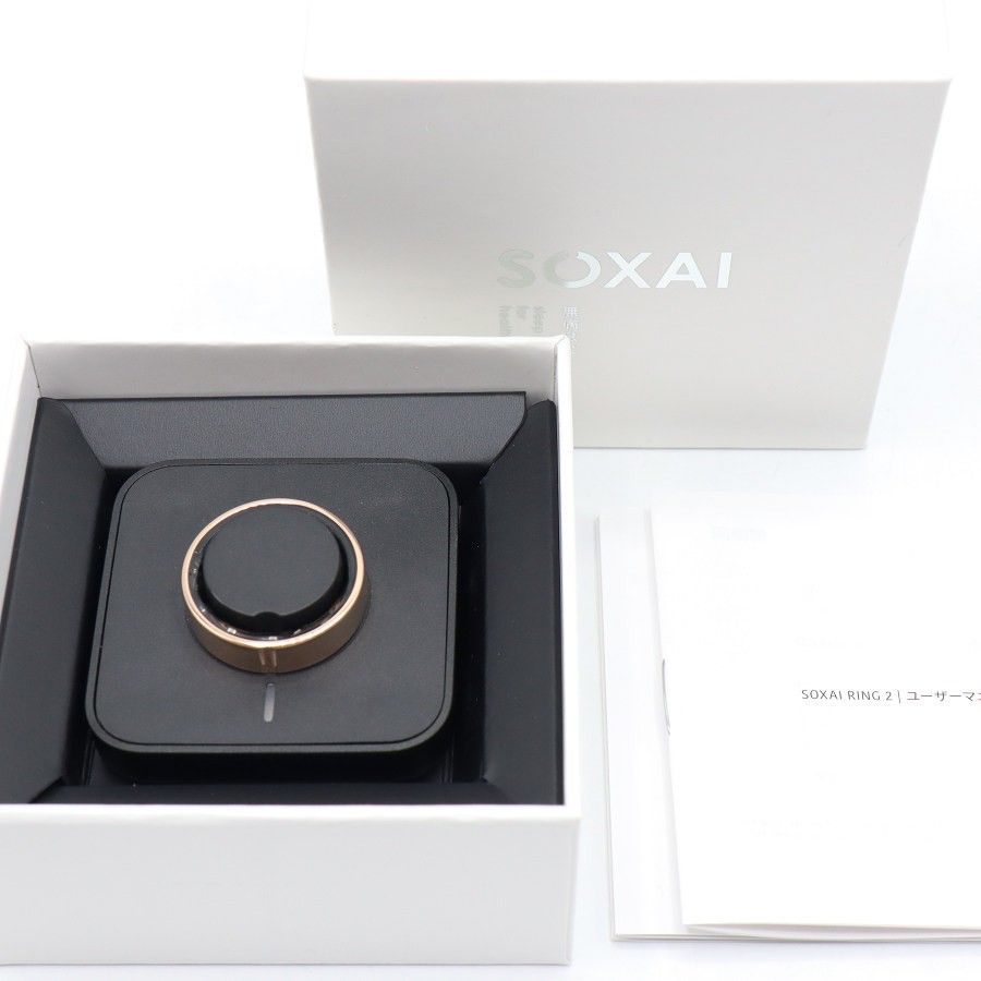 【美品】SOXAI RING 2 ピンクゴールド 20号 SOXAIRING2PGD20 スマートリング ソクサイリング 本体