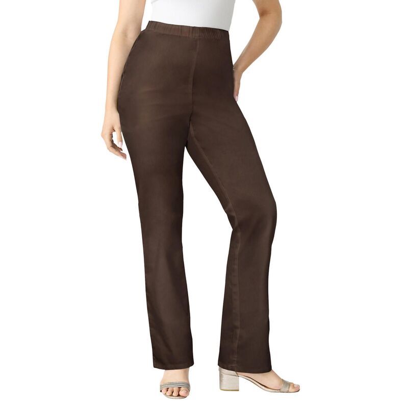 ロアマンズ レディース ボトムス デニムパンツ ブーツカット プラスサイズ プチ ブーツ Roamans Womens Plusize Petite Plusize Comfort Stretch B