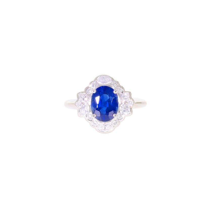 PT959サファイアダイヤリング2．34/D0．69ct Aランク 59
